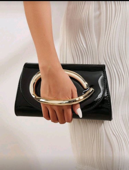 حقيبة كلاتش نسائية فاخرة من الجلد اللامع، أنيقة وأنيقة، مناسبة للسهرات والحفلات والزفاف، مصنوعة من مادة المخمل، أنيقة وعصرية، مناسبة للفتيات والسيدات وطلاب الجامعة والمهنيين الشباب وموظفي المكاتب، مع سلسلة قابلة للإزالة