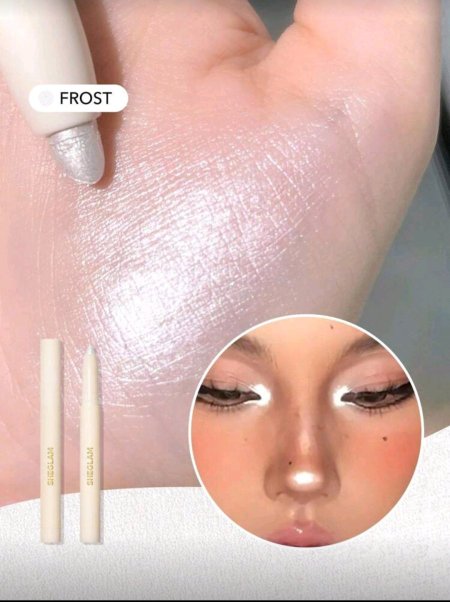 SHEGLAM قلم تحديد العيون Big N' Bright-قلم تحديد لامع متعدد الاستخدامات-مكياج الوجه المتوهج هايلايت,هايلايتر علامة تجارية جمال مكياج ميكب مستحضرات تجميل للنساء الفتيات مثالي لفصل الشتاء الربيع مثالي ل- Y2K أزياء أنيقة رمضان هدية حفلة جاهز أفضل لون